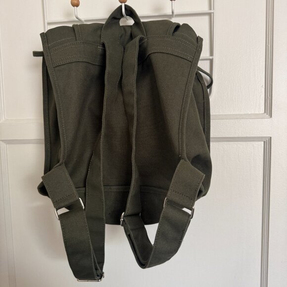 Baggu Drawstring Canvas Backpack - Picture 3 of 4